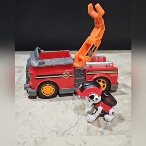 Paw Patrol Mission Paw Marshall Mission Fire Truck Vehicle & Figure -‎ Complete